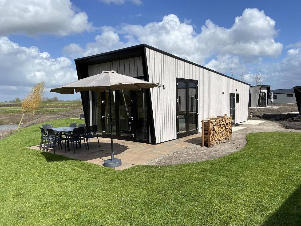 Helles Naturchalet mit Terrasse in Kampen, Veluwemeer