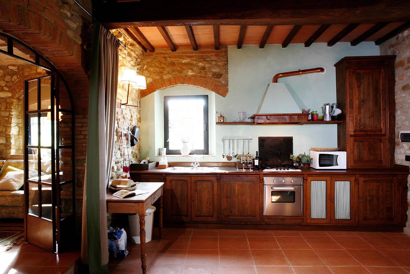 Geheel appartement, Appartement 'Mini in Chianti' met gedeeld zwembad, Wi-Fi en airconditioning in San Casciano in Val di Pesa, Chianti