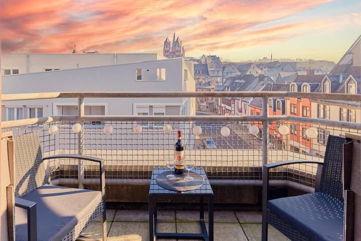 Ferienwohnung für 4 Personen, mit Balkon und Ausblick im Lahntal - 3