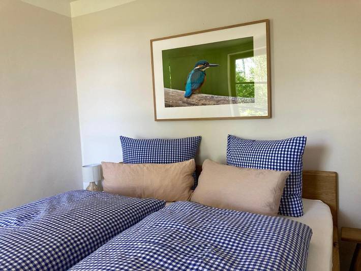 Ferienwohnung für 2 Personen, mit Terrasse und Garten sowie Ausblick und Seeblick