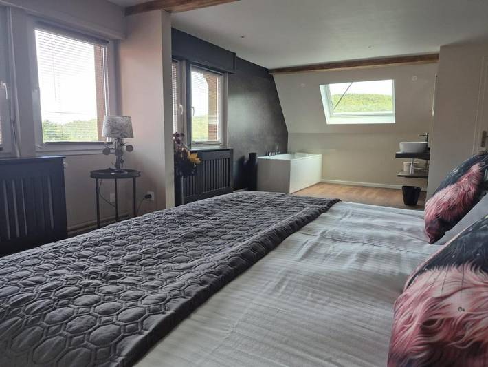 Hôtel pour 2 personnes, avec Terrasse ainsi que Jardin et Vue