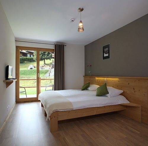 Helvetia hotel - Doppelzimmer (Dusche/Wc) in Morgins, Troistorrents