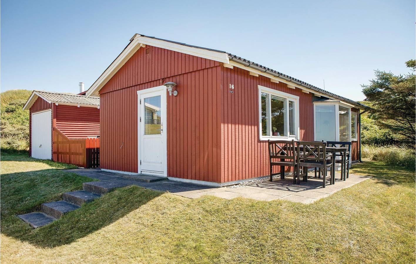 Ferienhaus für 4 Personen mit Terrasse in lønstrup, Hjørring und Umgebung