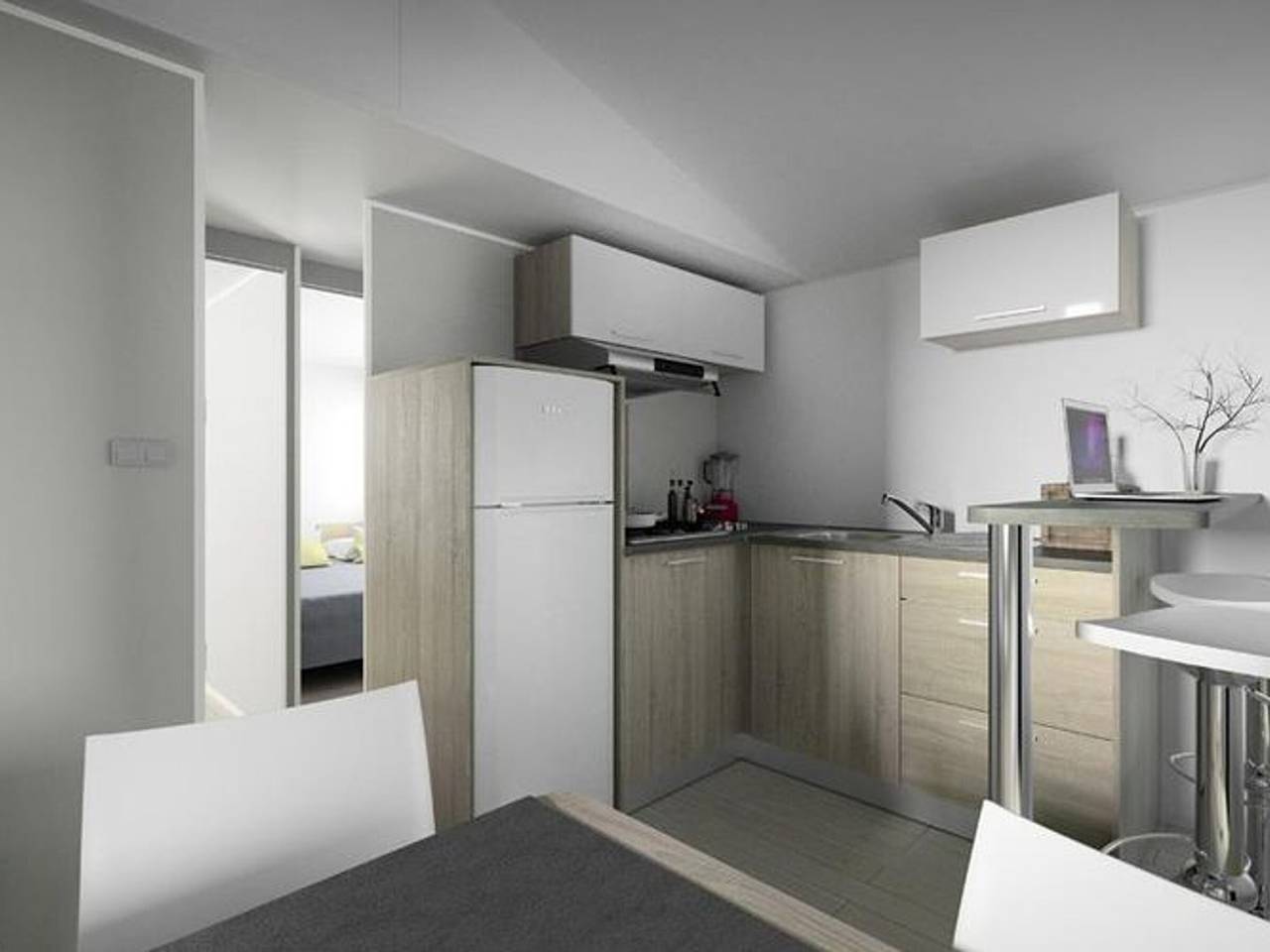 Mobil-home con Terraza en Meyrueis in Meyrueis, Cevenas