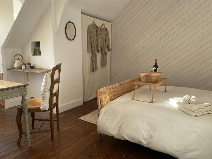 Appartement de vacances pour 2 personnes, avec vue ainsi que vue sur le lac et jardin - 1