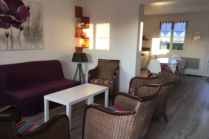 Location de vacances pour 4 personnes, avec terrasse et jardin à Île de Batz