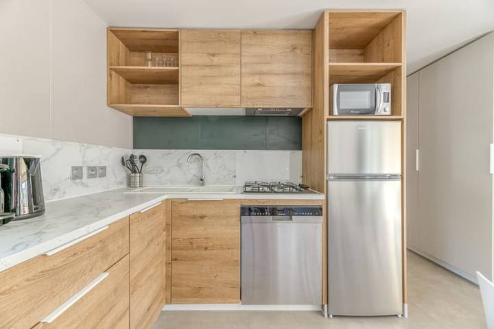 Caravane pour 6 personnes, avec vue sur le lac ainsi que balcon/terrasse et terrasse à Sampzon - 3