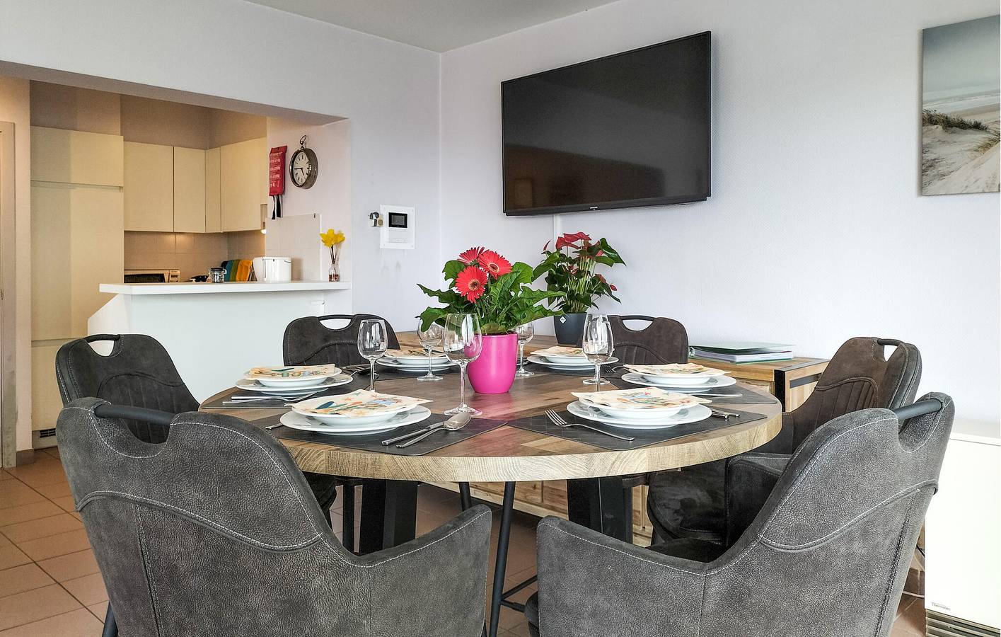 Appartement de vacances entier, Appartement de vacances pour 5 personnes avec terrasse in Ville d'Ostende, Oostende