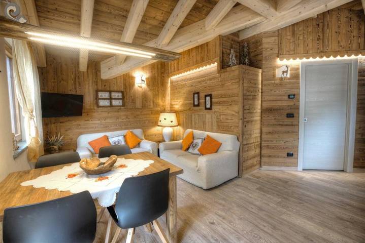 Gîte pour 4 personnes, avec Balcon et Terrasse ainsi que Jardin et Vue dans Pré-Saint-Didier