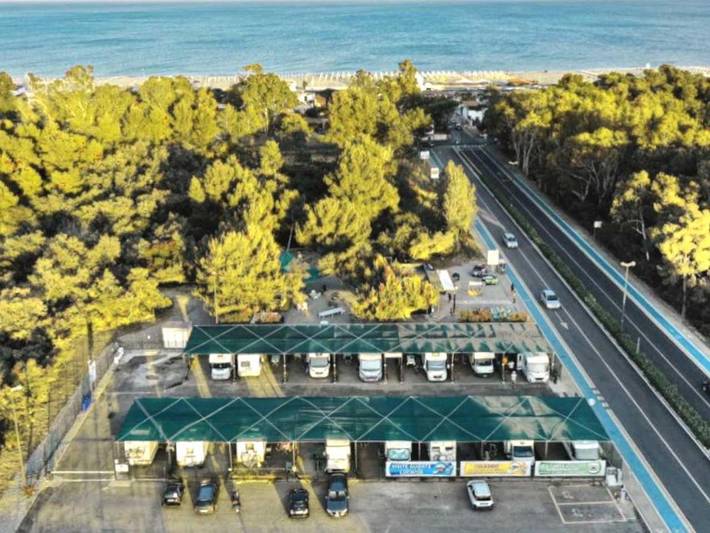 Campeggio per 4 persone, con Panorama in Basilicata