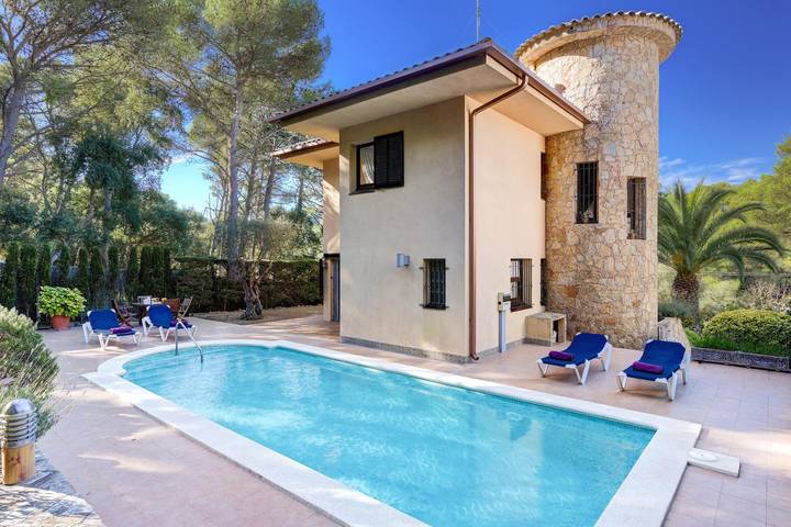 Villa pour 7 personnes, avec Terrasse ainsi que Jardin et Vue à Tamariu