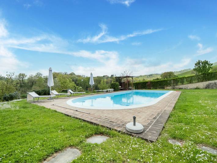 Casa vacanza per 3 persone, con Terrazza e Giardino nonché Piscina a Città di Castello (Italia)