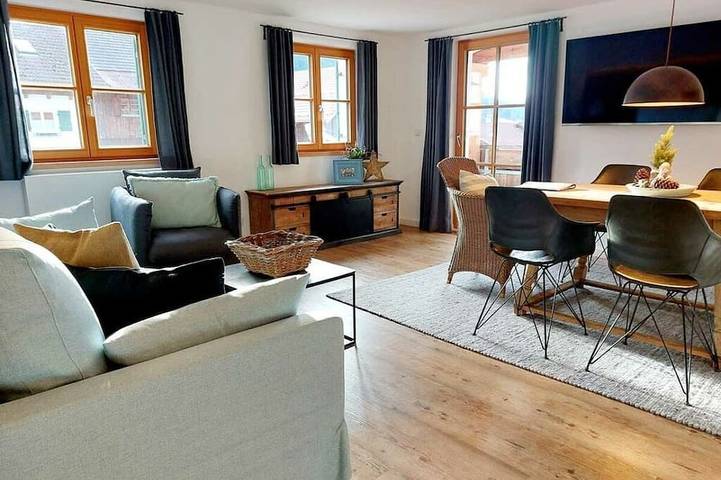 Ferienwohnung für 4 Personen, mit Balkon im Allgäu