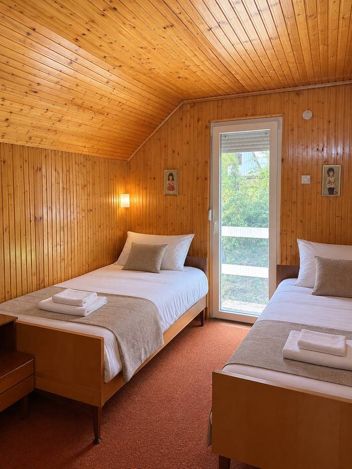 Chalet Mavrovo mit Seeblick in Nordmazedonien