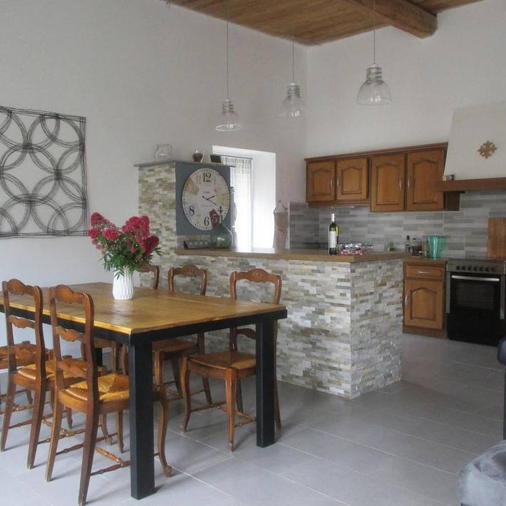 Maison de vacances pour 8 personnes, avec vue ainsi que terrasse et jardin, animaux acceptés