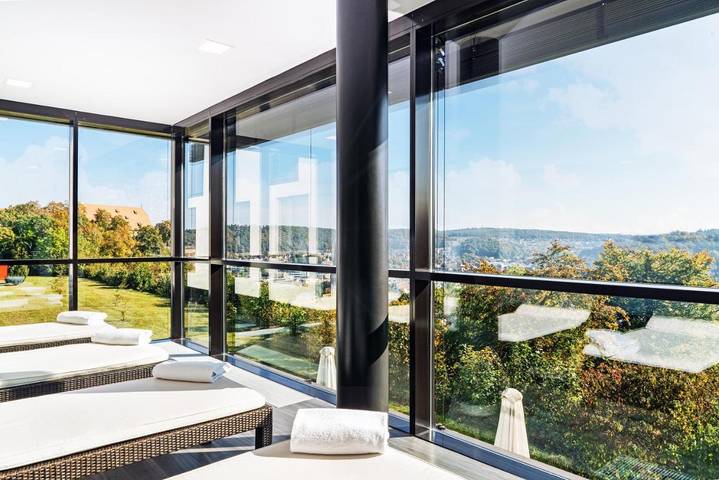 Hotel für 3 Personen, mit Terrasse und Garten sowie Sauna in Heidenheim - 3