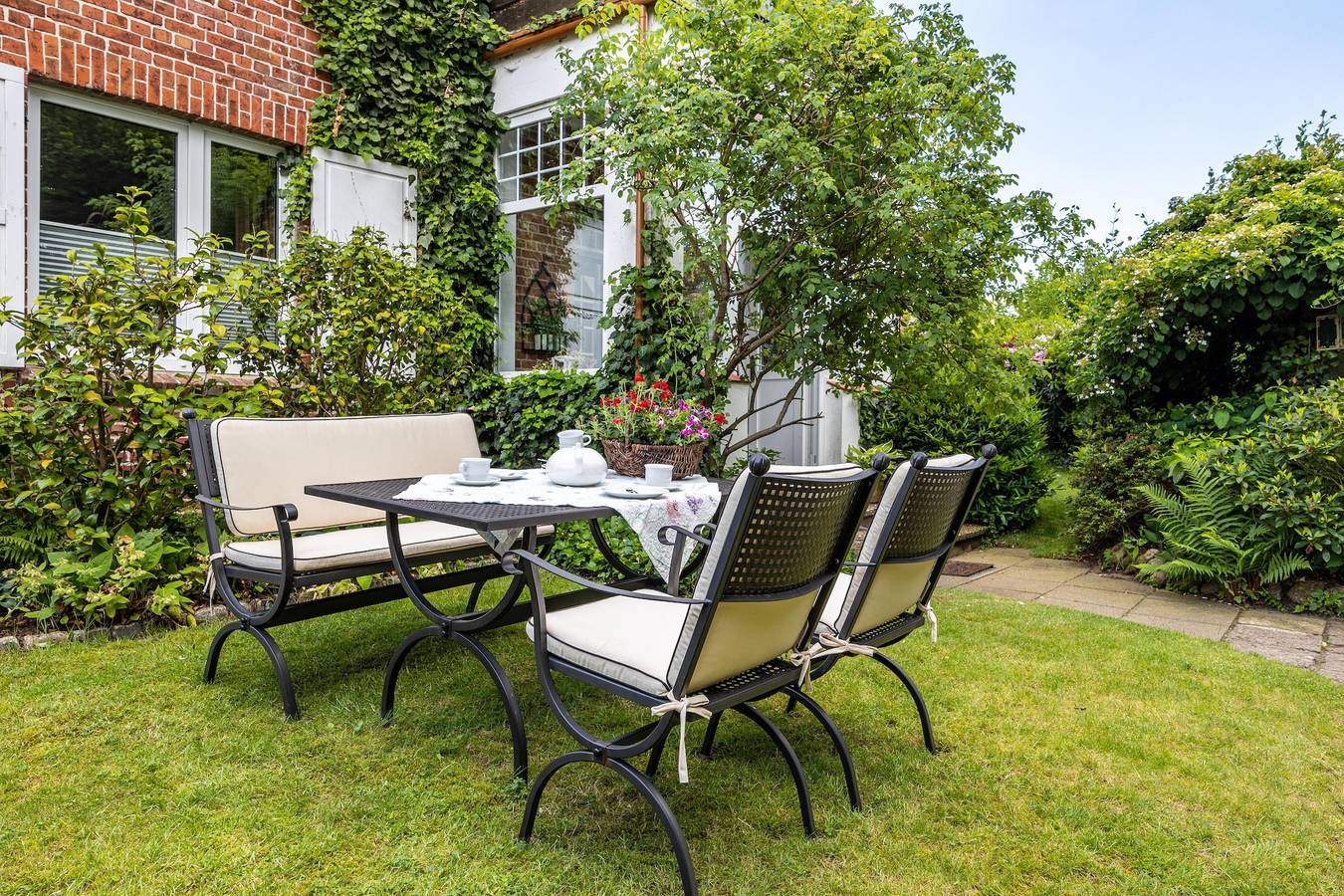 Ganze Wohnung, Ferienwohnung 'Ferienwohnung Abendsonne' mit Gemeinschaftsgarten, Balkon und Wlan in Bendestorf, Nordheide