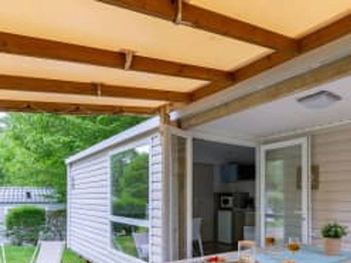 Mobil home pour 4 personnes, avec bassin pour enfant à Saint-Martial-de-Nabirat - 3