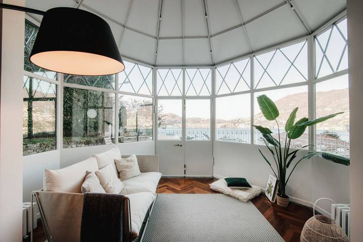 Appartamento per 6 persone, con terrazza e giardino nonché idromassaggio in Blevio