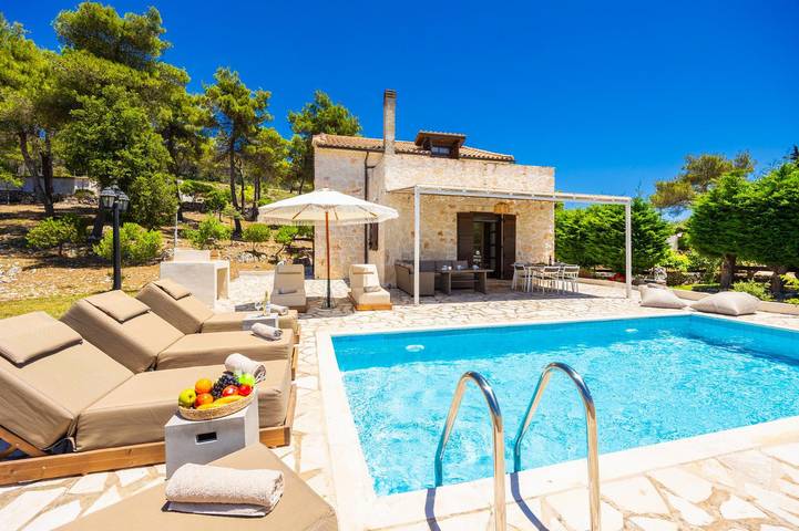 Villa für 6 Personen, mit Balkon und Terrasse sowie Garten auf Zakynthos
