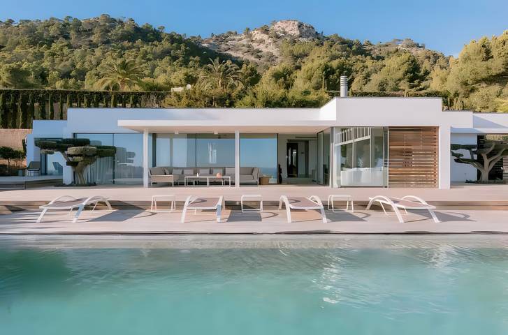 Chalet para 8 personas, con Balcón y Jardín en Es Cubells