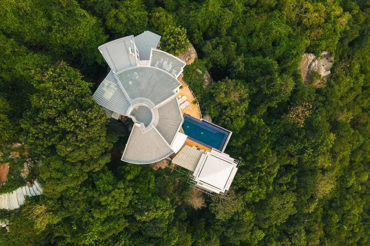 Location de vacances pour 6 personnes, avec balcon ainsi que piscine et vue dans Koh Tao - 2