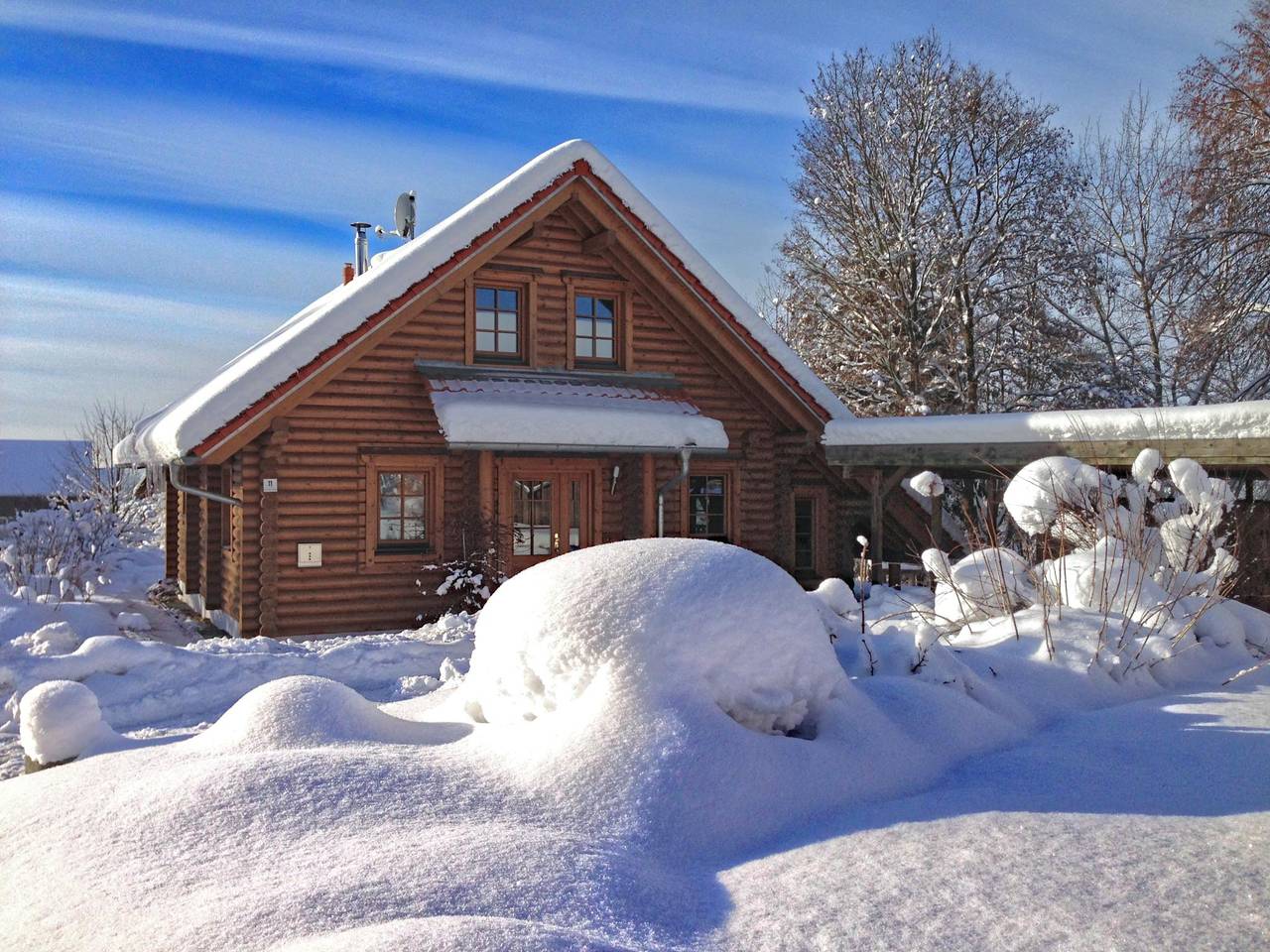 Freistehendes Ferienhaus mit Sauna und Hottub in Teunz, Naturpark Oberpfälzer Wald