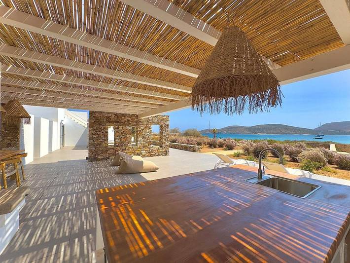 Villa pour 4 personnes, avec vue ainsi que jardin et vue sur le lac, adapté aux familles dans Antiparos