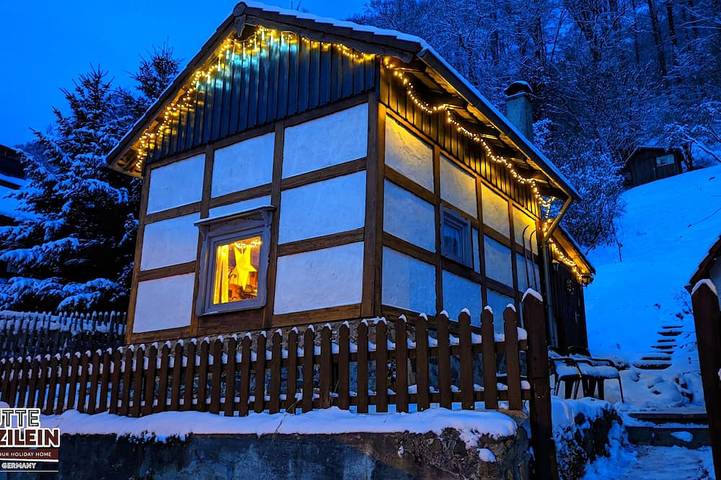 Ferienhaus für 4 Personen, mit Pool und Garten, mit Haustier im Harz