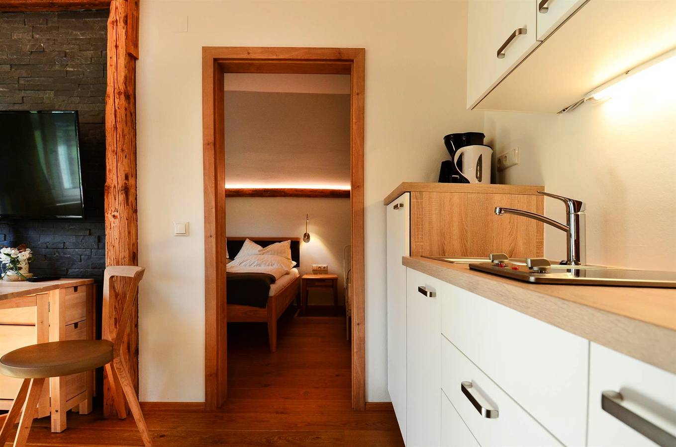 Entire holiday apartment, Apartment/1 Schlafraum/Dusche, Wc Traunstein 5 in Abtenau, Tennengau