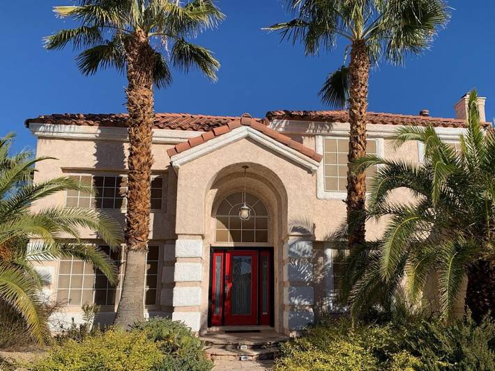 Maison de vacances pour 6 personnes, avec piscine ainsi que jardin et vue sur le lac à Las Vegas