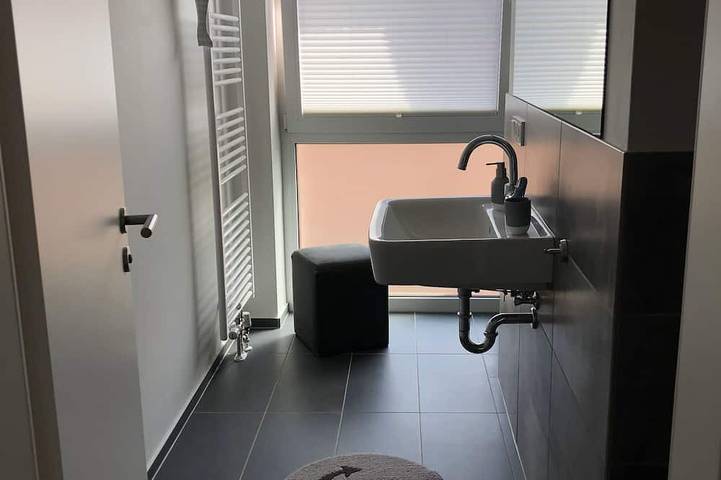 Entire apartment, Elbblick 1, right on the Dove Elbe, close to the city in Hamburg Allermöhe, Hamburg