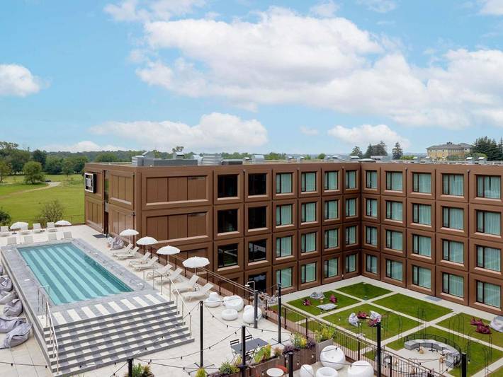 Hôtel pour 2 personnes, avec jardin et piscine, animaux acceptés dans Aeroport De Milan