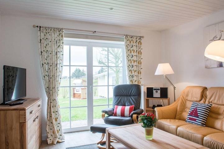 Bauernhof für 6 Personen, mit Terrasse und Garten sowie Sauna und Ausblick auf Sylt