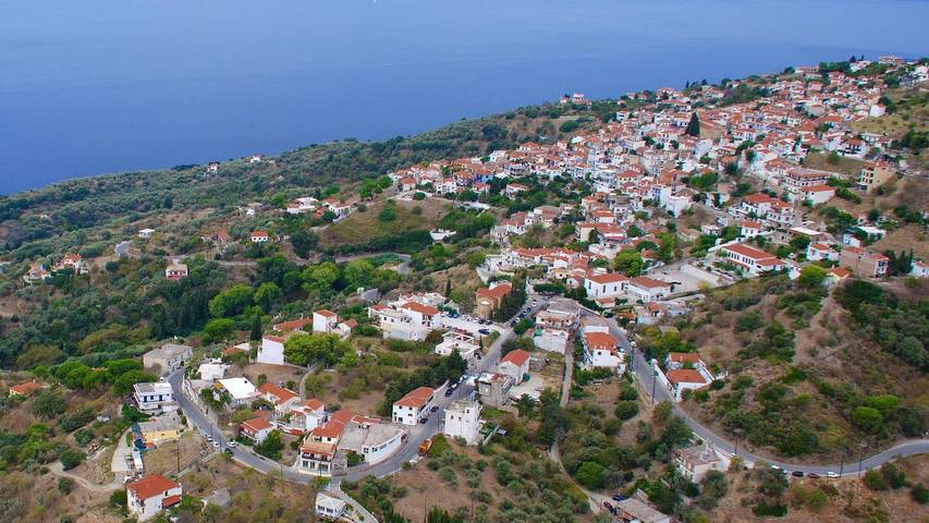 Dom dla 3 osób, z taras w Skopelos