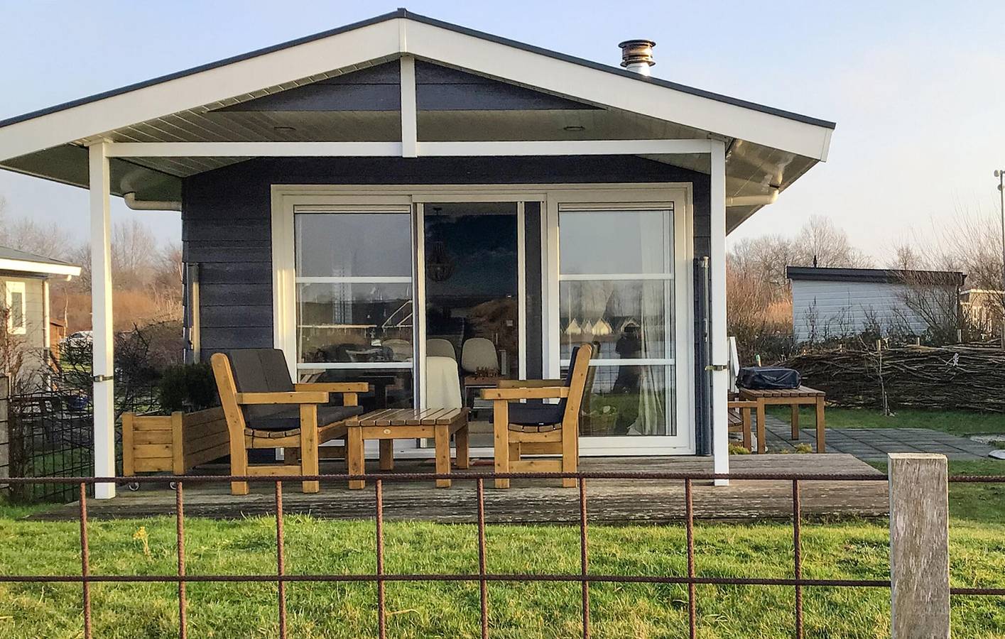 Vakantiehuis voor 4 personen met uitzicht in Lauwersmeer, Nederlandse Noordzeekust