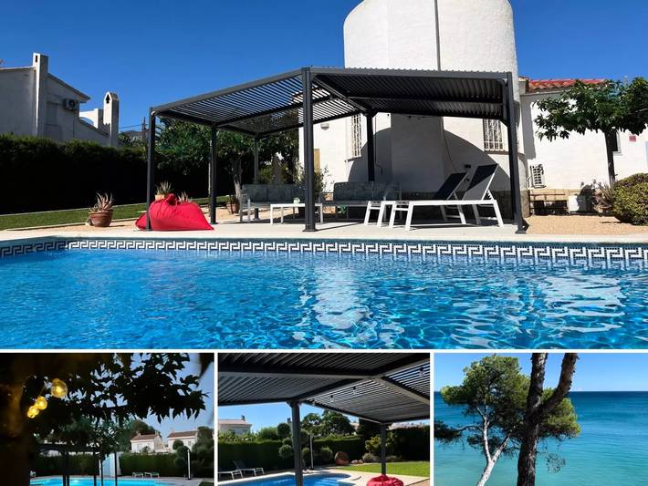 Casa rural para 5 personas, con jardín y piscina en Montroig