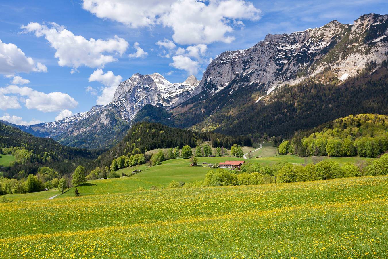 Ganze Ferienwohnung, Vorderponholz Ferienwohnungen - Ferienwohnung Panoramablick, 1-4 Personen, 45 qm, Balkon, W-Lan, 2 Schlafzimmer in Hintersee, Ramsau bei Berchtesgaden