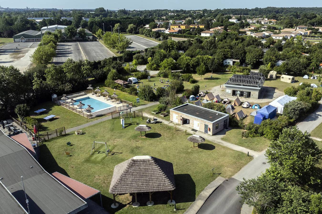 3-Zimmer-Öko-Mobilheim für 4 Personen in Saint-Yrieix-sur-Charente, Charente