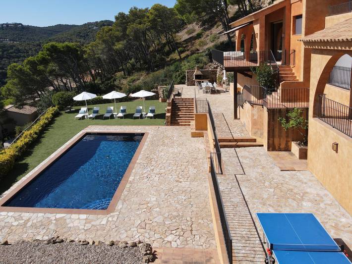 Villa pour 10 personnes, avec vue sur l’océan ainsi que terrasse et jardin à Begur - 3