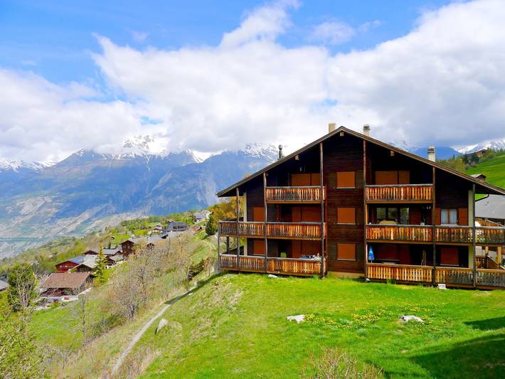 Ferienwohnung für 4 Personen, mit Balkon in Bürchen