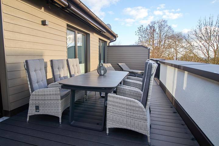 Ganze Wohnung, Ostseehorizont – Penthouse. Sauna. Dachterrasse. in Kellenhusen, Ostholstein