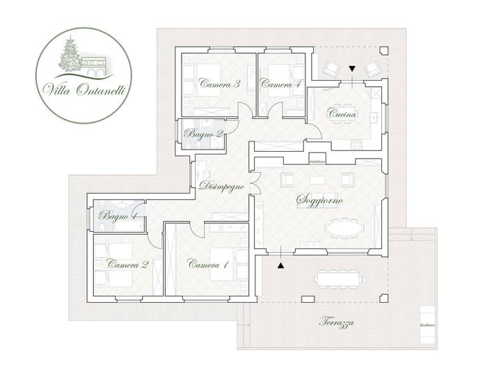 Apartamento entero, Villa Ontanelli in Marciana Marina, Archipiélago Toscano
