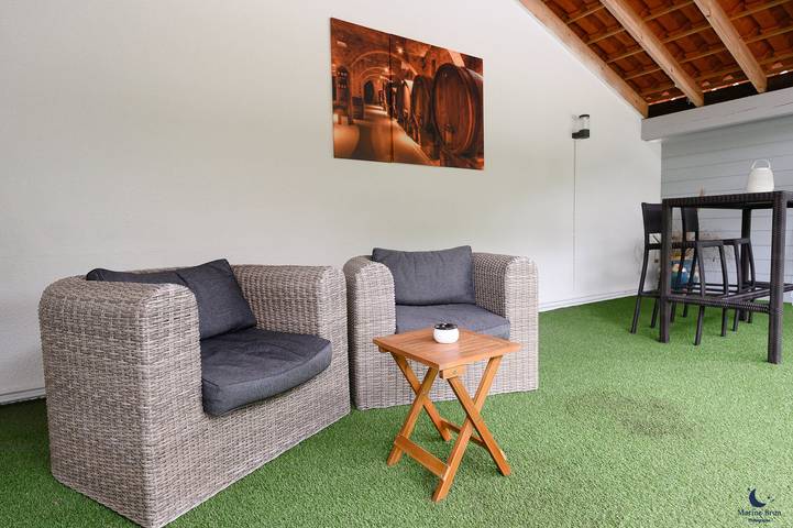 Chalet pour 2 personnes, avec jardin ainsi que terrasse et piscine en Gironde - 3