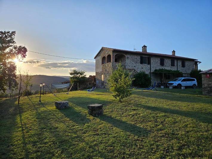 Agriturismo voor 4 personen, met tuin en uitzicht, met huisdier in Val d'Orcia