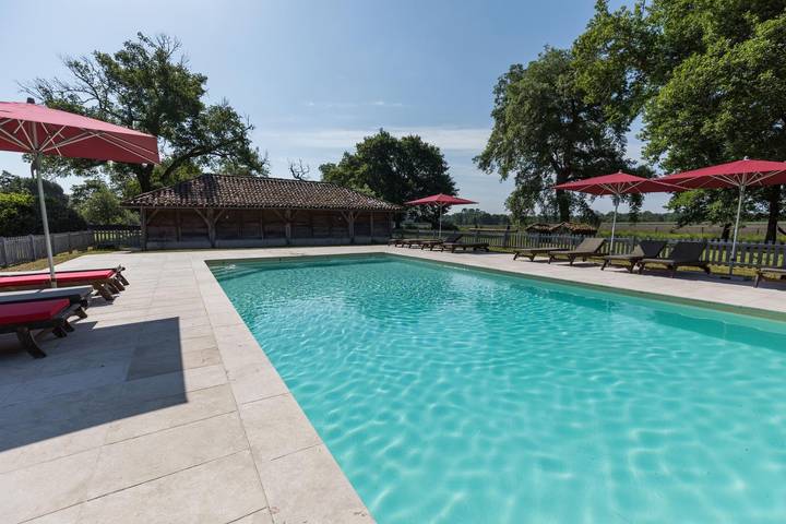 Gîte pour 14 personnes, avec piscine et jardin dans Parc naturel régional des Landes de Gascogne - 2