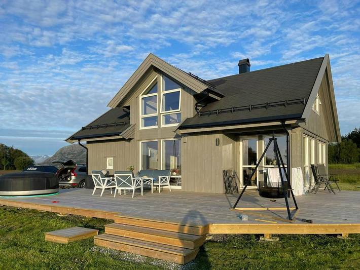 Ferienhaus für 7 Personen, mit Terrasse in Meløy