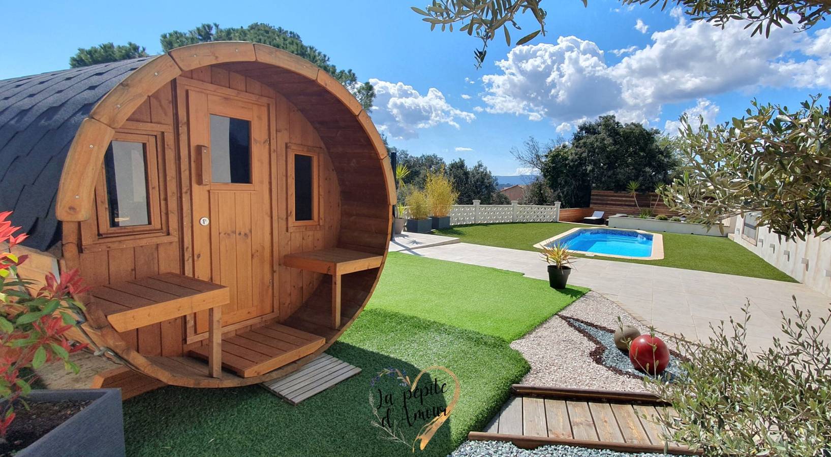 Villa 'La Pépite D'amour' mit privatem Pool, Wlan und Klimaanlage in Sainte-Anastasie-sur-Issole, Brignoles Region