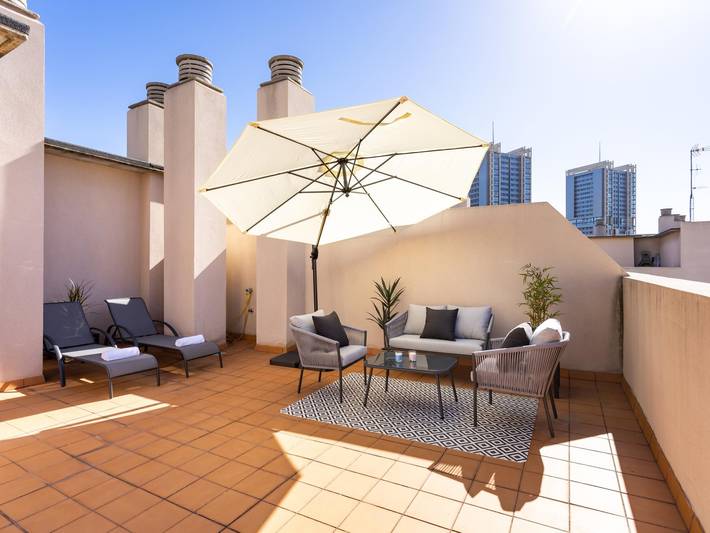 Apartamento de vacaciones para 3 personas, con terraza en Tenerife