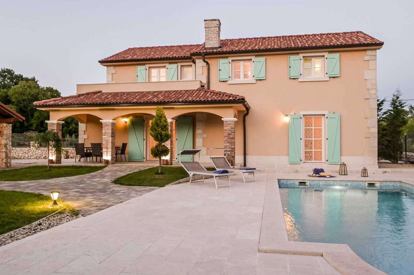 Charmante Villa Beleca mit privatem Pool in Kras, Krk